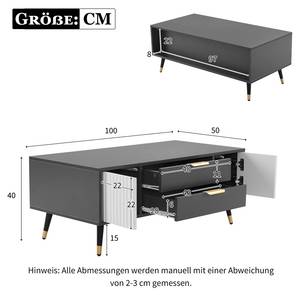 TV-Schrank Einfacher,eleganter Stil Ⅱ Schwarz - Holzwerkstoff - Holz teilmassiv - 40 x 45 x 175 cm