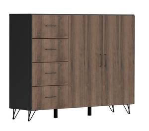 Kommode Modeo Braun - Holzwerkstoff - 150 x 116 x 41 cm