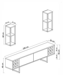 Fernsehschrank Dmiggian Anthrazit