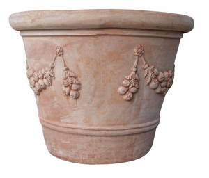 Vase TERRACOTTA TOSCANA Braun - Keramik - Stein - 103 x 75 x 103 cm