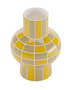 Vase Louvre Jaune - Céramique - Porcelaine fine - 15 x 20 x 15 cm