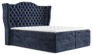 Boxspringbett Royal Blau - Breite: 140 cm