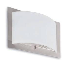 Diula Applique murale affleurante Gris - Verre - 32 x 25 x 9 cm