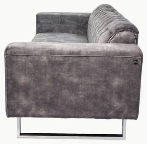 Sofa NILO 3-Sitzer Velvet Vintage Gris