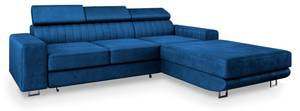 Ecksofa NOTO L-S Blau - Ecke davorstehend links