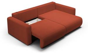 Ecksofa Krewitz Mini Rot