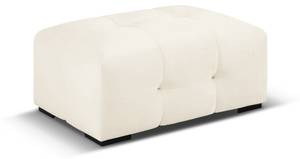 Pouf KENDAL Hochglanz Beige