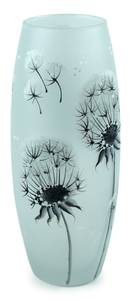 Vase en verre peint à la main Gris - Verre - 11 x 26 x 11 cm