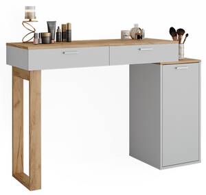 Schreibtisch Regina 49411 Sonoma Eiche Trüffel Dekor - Weiß - 130 x 88 x 40 cm - Holzwerkstoff