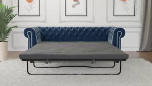 Sofa Karl 3-Sitzer Chesterfield Marineblau