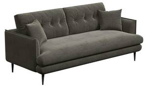 Sofa GANESH Grau - Textil - 92 x 83 x 200 cm