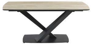 Table extensible MALATA Noir - Verre - 90 x 76 x 260 cm