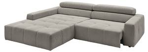 Ecksofa RENO Grau - Armlehne davorstehend links - Ecke davorstehend links