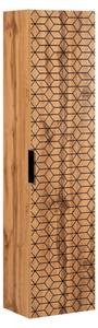 Hochschrank DIAMOND HC35 1D Beige - Holzwerkstoff - Kunststoff - 35 x 140 x 25 cm