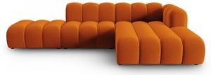 modulares Ecksofa LUPINE 5 Sitzplätze Braun