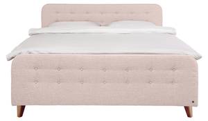 Nordic Box Boxspringbett Hellrosa - Breite: 202 cm - H2 / H3