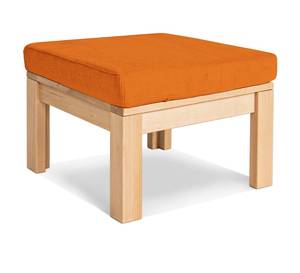 Tischhocker MEXICO, Buchenholz Orange - Geölt - Unbeschichtet