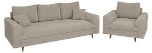 Sofa Oskar 3-Sitzer Beige