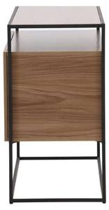 Vitrine KINGSPORT SC120 3D Marron - Bois massif - Bois/Imitation - 120 x 80 x 45 cm