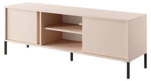 Meuble tv DAST RTV154 2D Beige - Bois manufacturé - Matière plastique - 154 x 54 x 40 cm