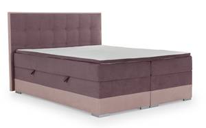 Boxspringbett GLOSSON Violett - Breite: 155 cm