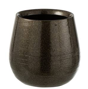 Cache pot en céramique brillante verte a Grün - Keramik - Ton - 20 x 19 x 20 cm