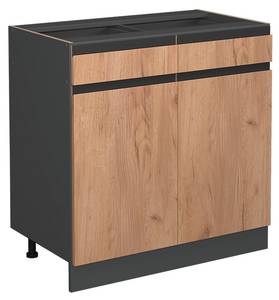 Meuble cuisine R-Line 39723 Anthracite - Imitation chêne truffier de sonoma