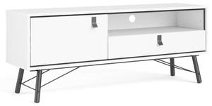 TV Tisch Rye Cremeweiß - Weiß