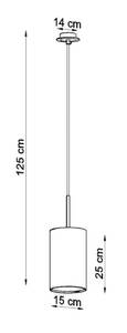 Pendelleuchte Otto Schwarz - Durchmesser: 15 cm