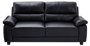 Sofa TASANI Schwarz - Echtleder - 92 x 95 x 205 cm