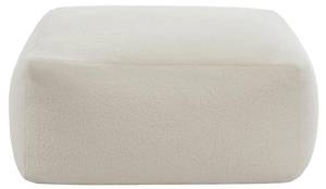 Pouf SIRIETO Blanc - Textile - 30 x 60 x 60 cm