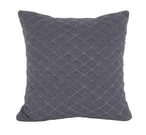 Coussin Diamonds Quilted Gris - Textile - 45 x 15 x 45 cm