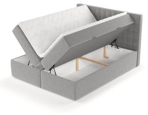 Boxspringbett Namur Grau - Breite: 160 cm