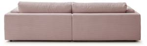 Big Sofa RAINA Pink - Breite: 254 cm - Textil