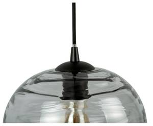 Suspension Glamour Globe Gris - Verre - 25 x 25 x 25 cm