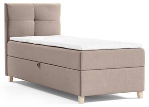 Boxspringbett Candy Mini Beige - Breite: 83 cm