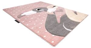 Tapis Petit Flamingos CŒurs Ros 180 x 270 cm