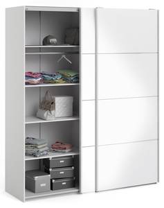 Armoire à portes coulissantes Veto B183 Blanc crème - Blanc