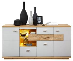 Wohnzimmer Valente 52 (5-teilig) Grau - Holzwerkstoff - Holzart/Dekor - 490 x 202 x 48 cm