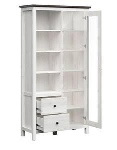 Vitrinenschrank Hesen Holzwerkstoff - 106 x 203 x 44 cm