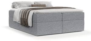 Boxspringbett Yoko Grau - Breite: 140 cm - H3