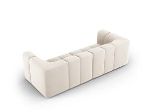 modulares Sofa SERENA 3 Sitzplätze Hochglanz Beige