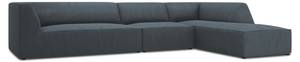 Ecksofa RUBY 5 Sitzplätze Blau