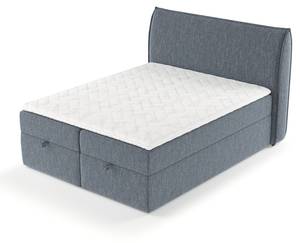 Boxspringbett Mensa Blau - Breite: 180 cm