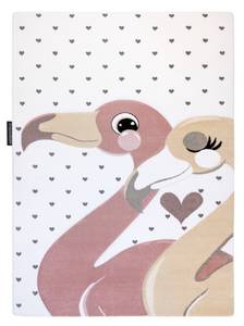 Tapis Petit Flamingos CŒurs Crè 80 x 150 cm