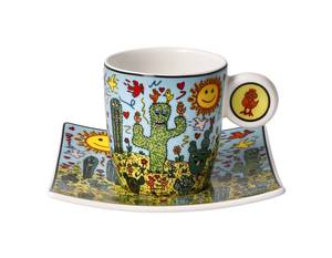 Espressotasse James Rizzi Desert Life Porzellan - 11 x 7 x 11 cm