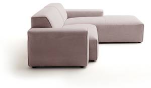 Ecksofa RANI Pink - Armlehne davorstehend rechts - Ecke davorstehend rechts