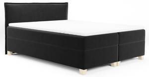 Boxspringbett Fren Schwarz - Breite: 163 cm