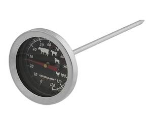 FMprofessional Bratenthermometer Skala Grau - Metall - 8 x 23 x 5 cm