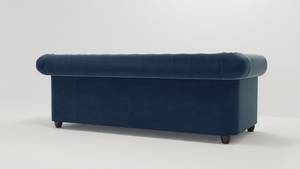 Sofa Karl 3-Sitzer Chesterfield Marineblau